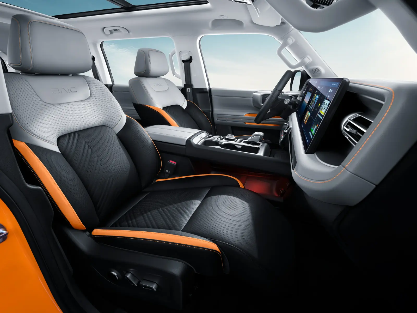 BAIC B40e REEV — Asientos y confort