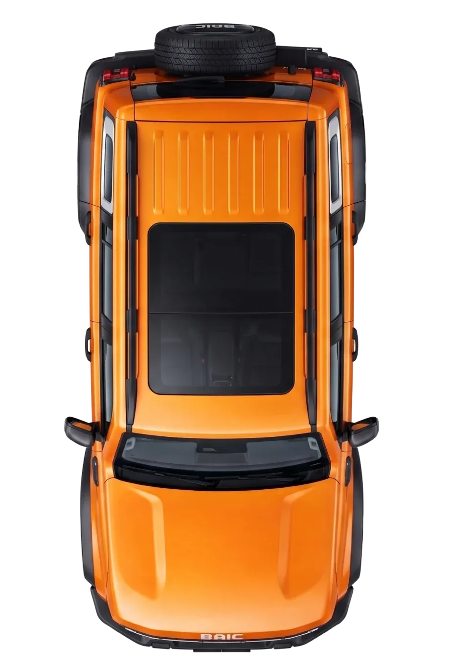 BAIC B40e REEV, vista superior