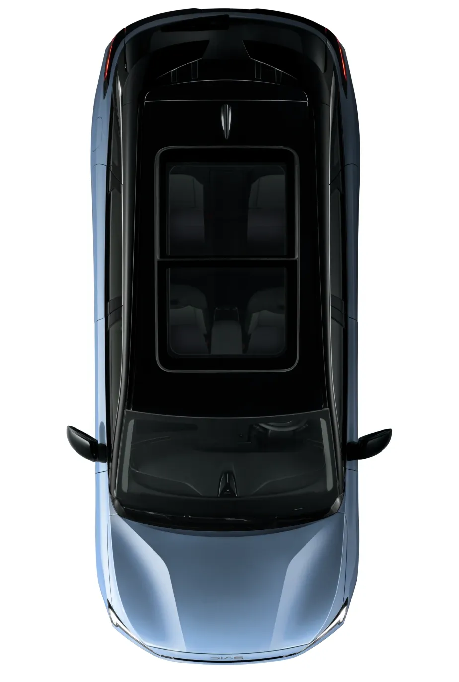 BAIC X55 II, vista superior