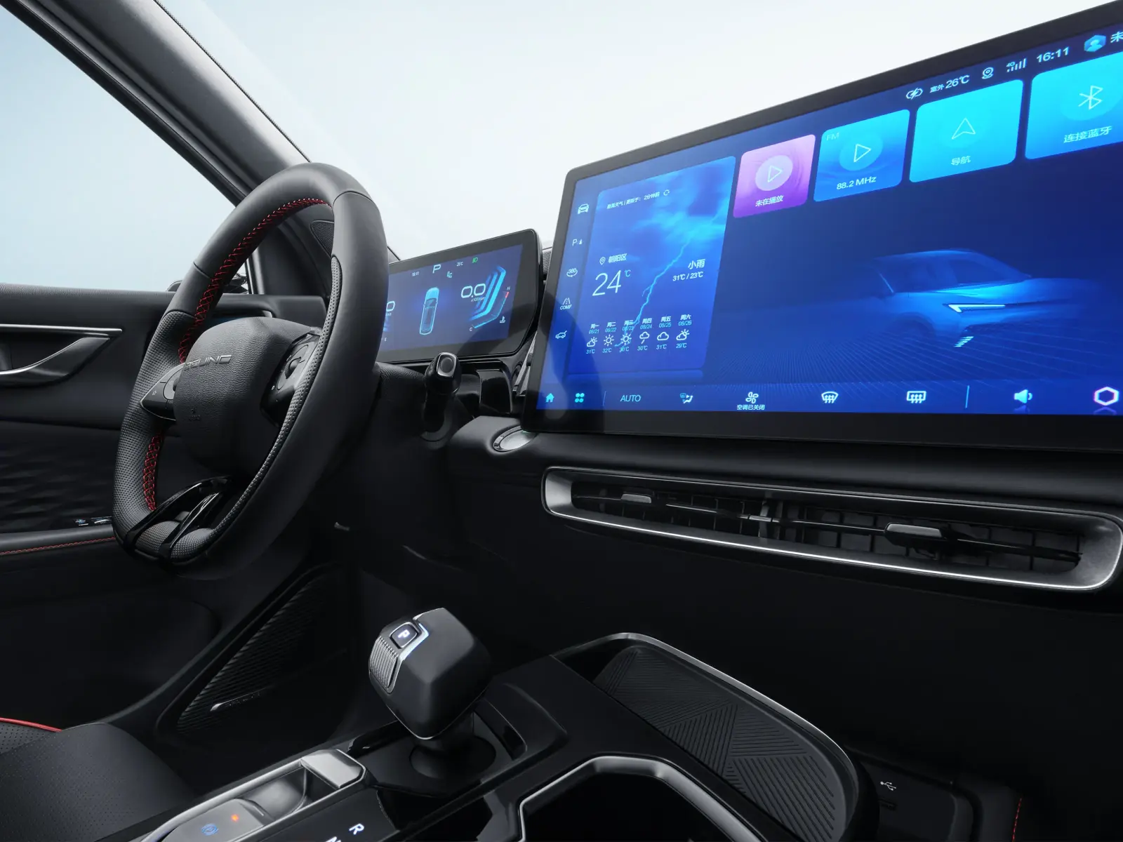 BAIC X55 II — Interior, tecnología y exterior